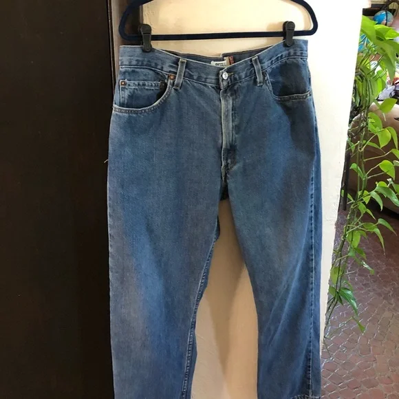 Levi's 505 High-Rise Regular Fit 100% Cotton Y2K Jeans. W36 x L32 - Picture 7 of 12